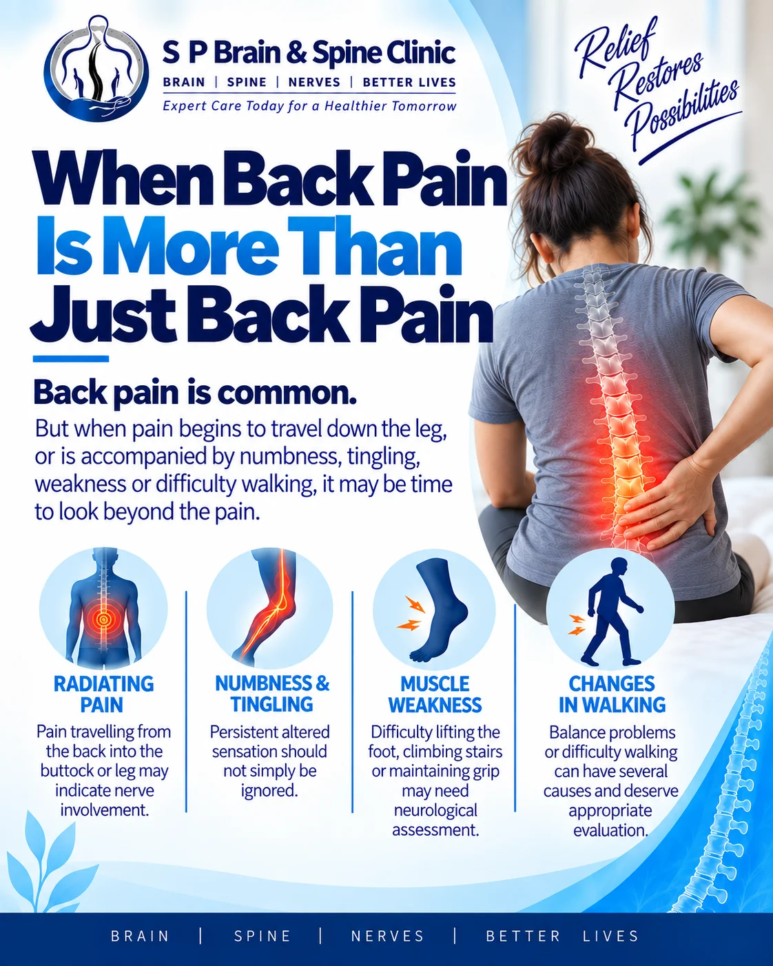 When Back Pain Is More Than Just Back Pain: Warning Signs to Watch